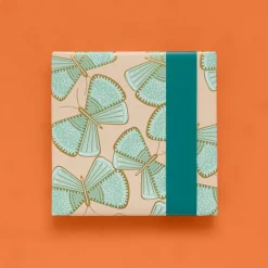 Discount House of Products 1 Roll Of Green Butterflies Wrapping Paper