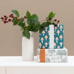 Online House of Products 1 Roll Of Mushroom Wrapping Paper