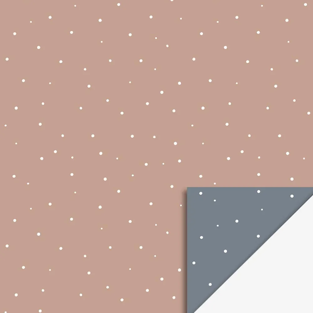 Outlet House of Products 1 Roll Of Pink White Polka Dot Wrapping Paper