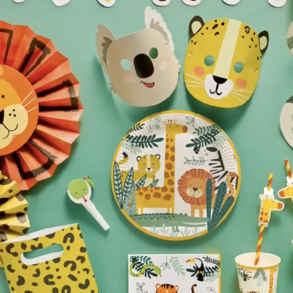 Flash Sale Amscan 8 Safari Masks