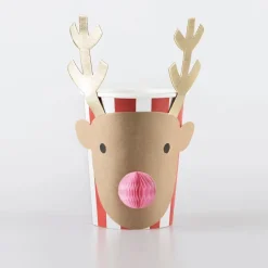 Shop Meri Meri 8 Santa And Reindeer Cups