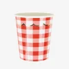 Clearance Party Pro 8 Scalloped Gingham Cups