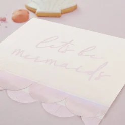 Best Ginger Ray 16 Scalloped Mermaid Napkins