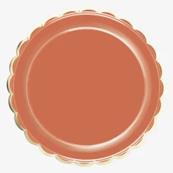 Clearance Party Pro 8 Scalloped Terracotta Plates