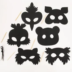 Flash Sale Graine Créative 6 Scratch-Off Cardboard Animal Masks