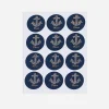 Hot Arty Fêtes Factory 24 Sea Anchor Thank You Stickers