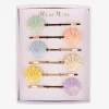 Best Sale Meri Meri 6 Seashell Enamel Hair Clips
