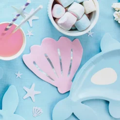 Flash Sale Party Deco 20 Seashell Paper Napkins