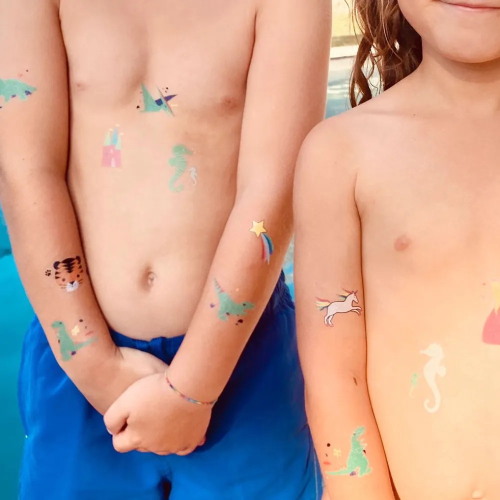 Outlet My Little Day 1 Sheet Of 8 Dinosaur Tattoos