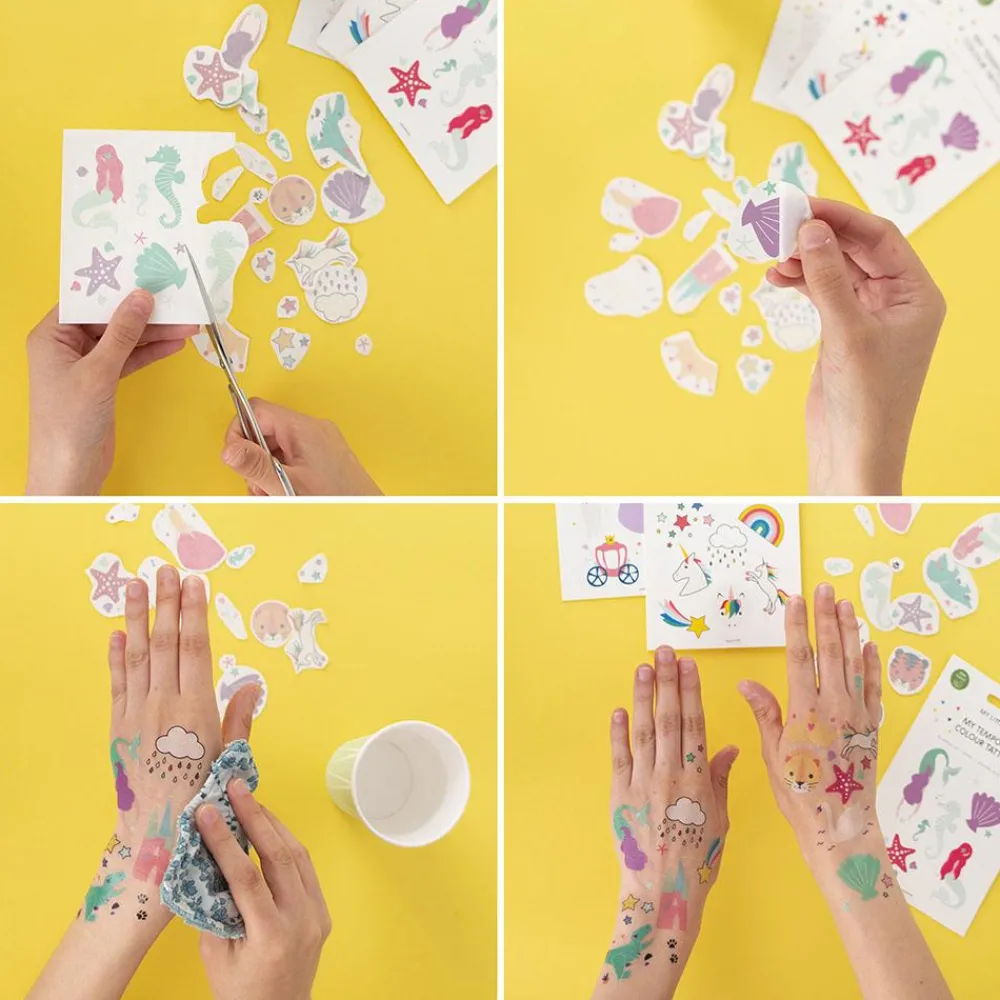 Outlet My Little Day 1 Sheet Of 8 Dinosaur Tattoos