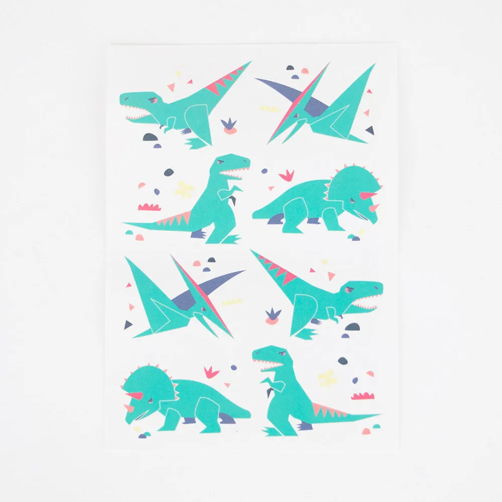 Outlet My Little Day 1 Sheet Of 8 Dinosaur Tattoos