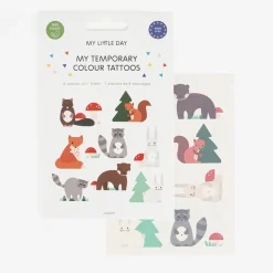 Cheap My Little Day 1 Sheet Of 8 Forest Animal Tattoos