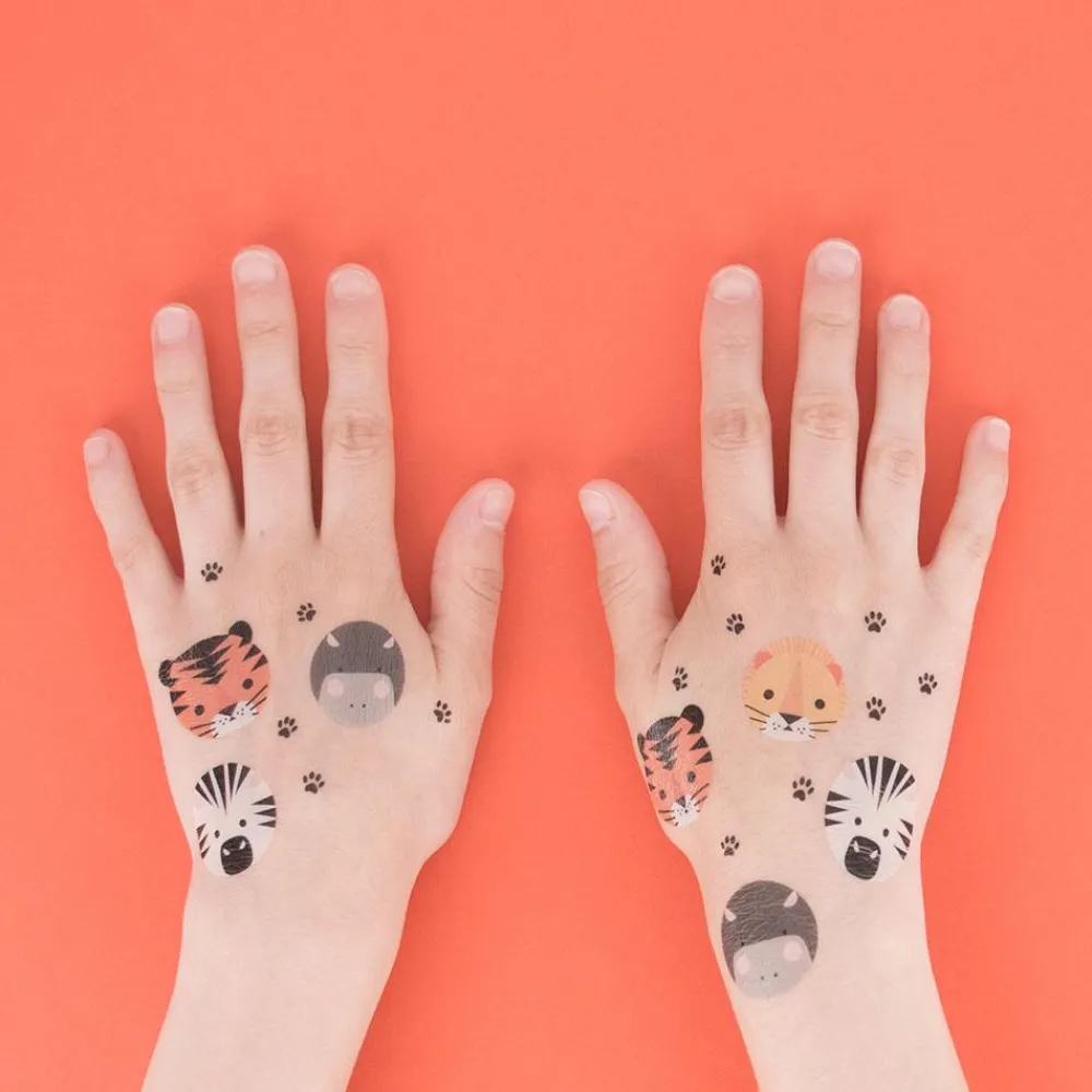 Cheap My Little Day 1 Sheet Of 8 Safari Tattoos