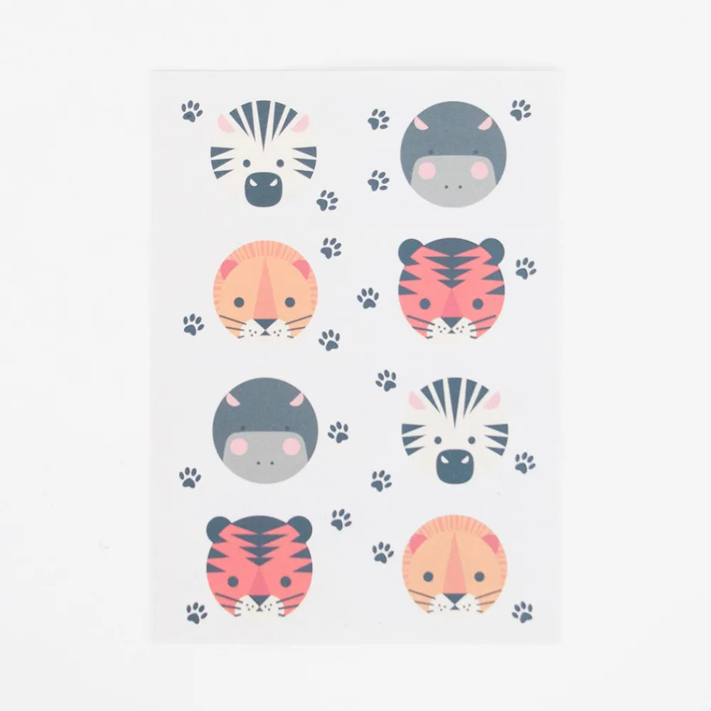 Cheap My Little Day 1 Sheet Of 8 Safari Tattoos