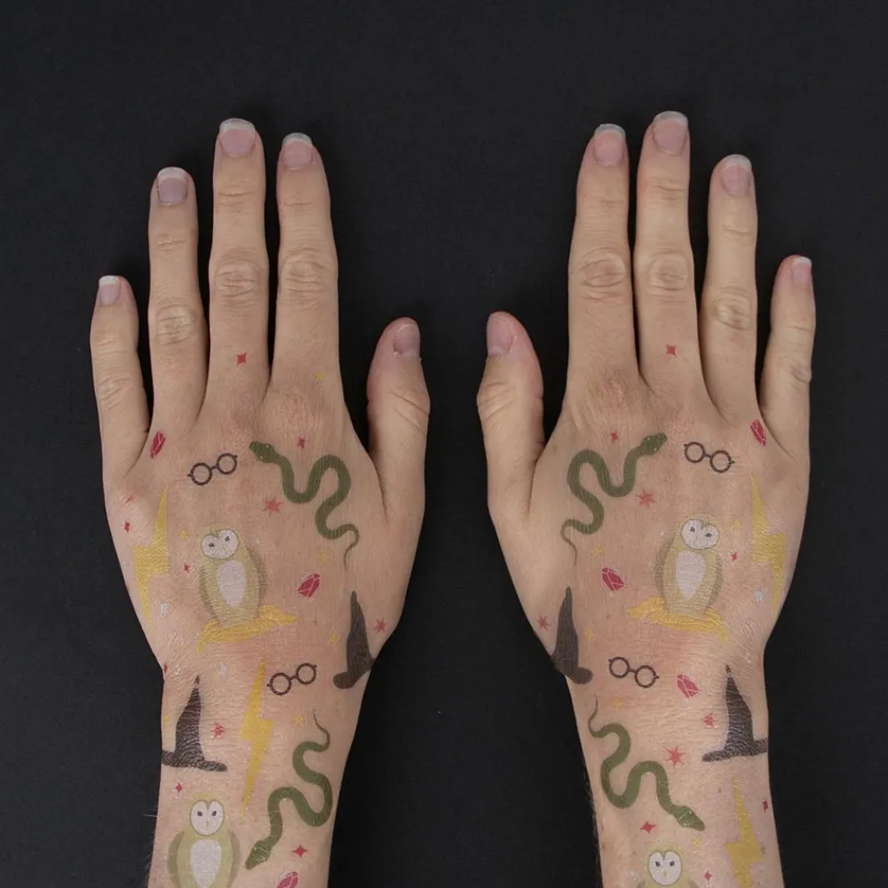 Hot My Little Day 1 Sheet Of 8 Wizard Tattoos