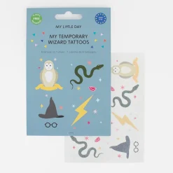 Hot My Little Day 1 Sheet Of 8 Wizard Tattoos