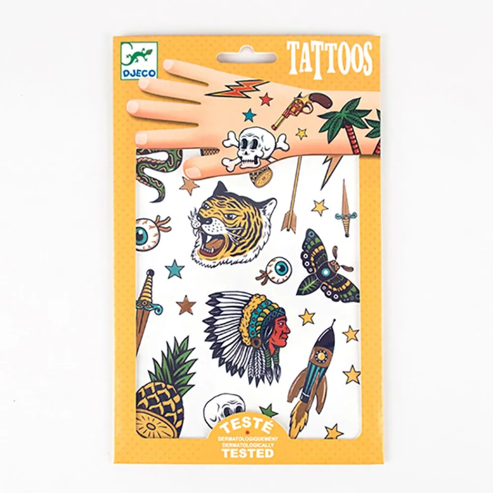 Shop Djeco 2 Sheets Of Bang Bang Tattoos