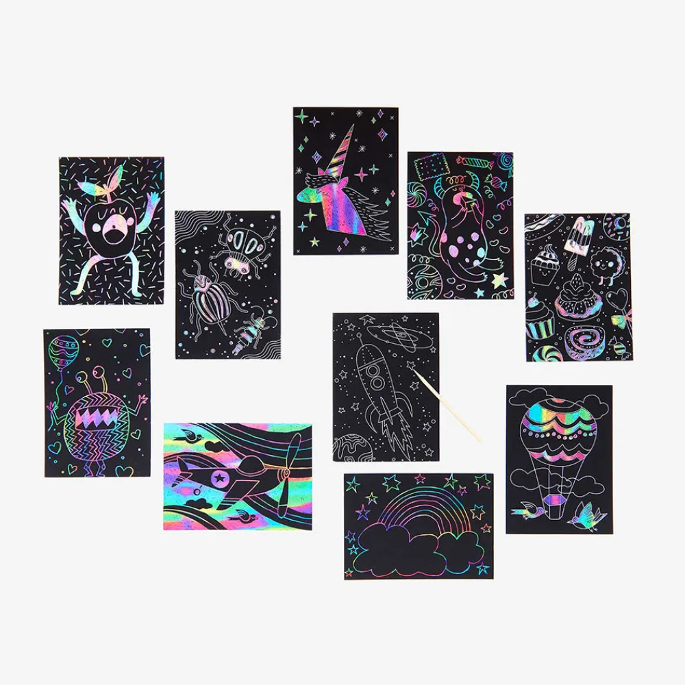 Clearance Rico Design 10 Sheets Of Patterned Scratch Paper