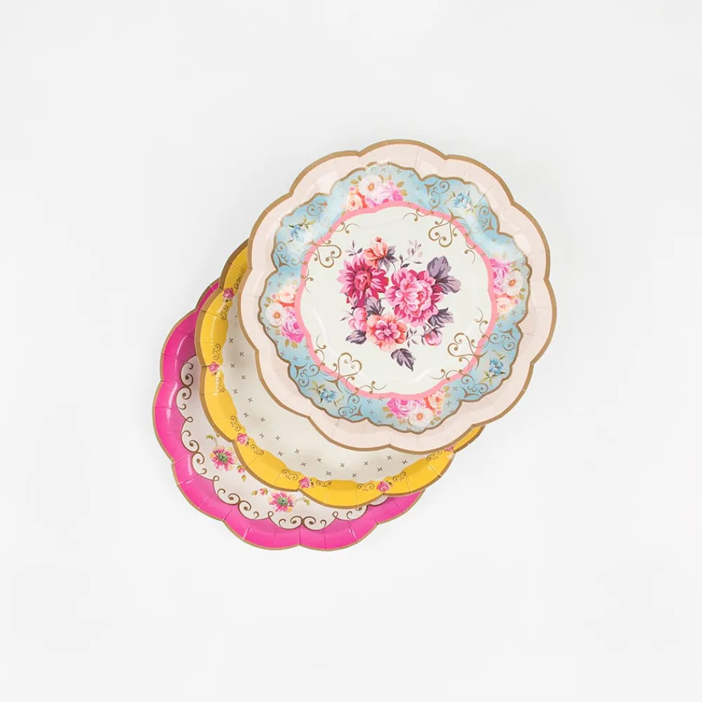 Clearance TalkingTables 12 Small Flower Plates