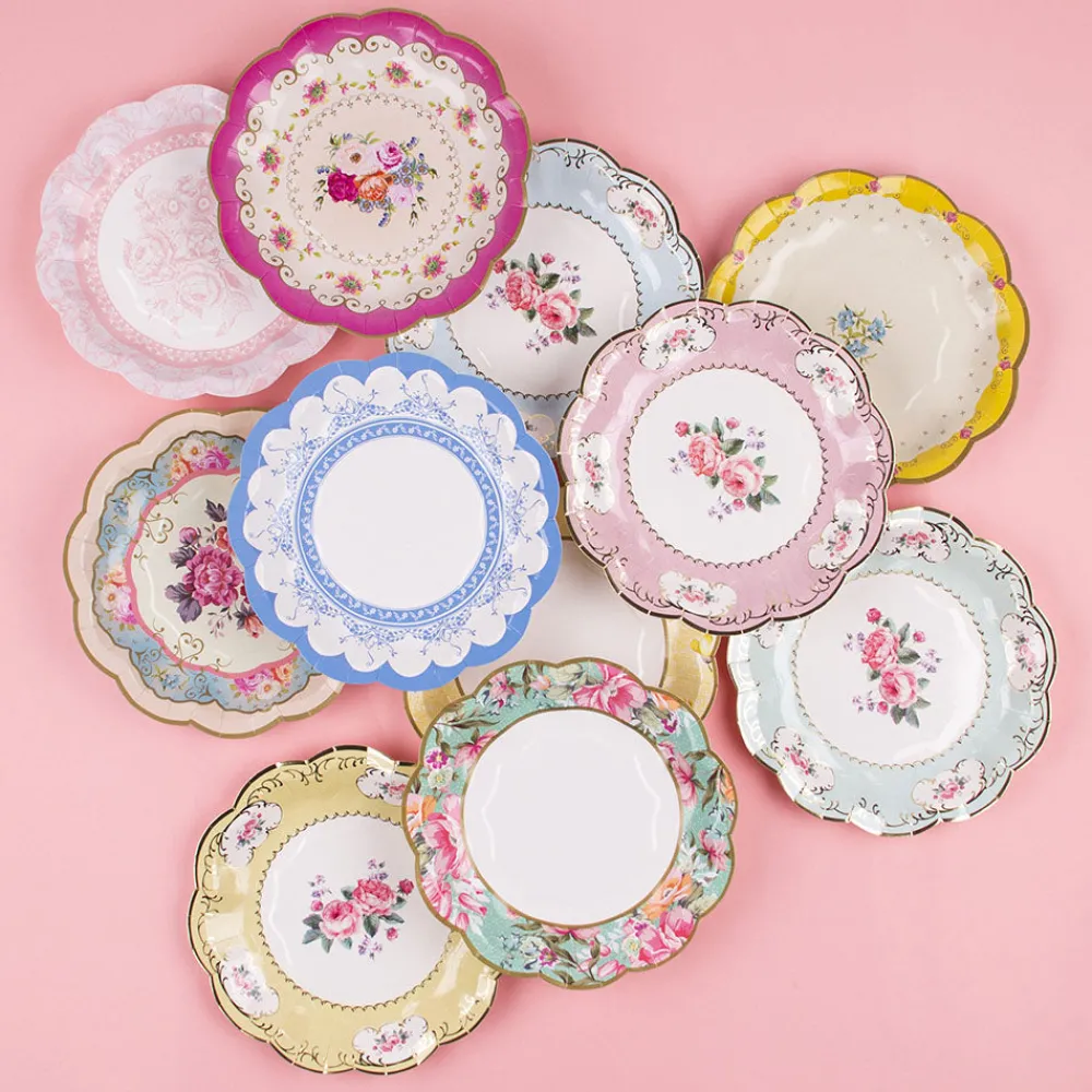 Clearance TalkingTables 12 Small Flower Plates