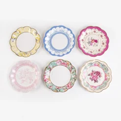 Sale TalkingTables 12 Small Vintage Floral Plates