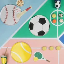 Outlet Meri Meri 8 Soccer Ball Plates