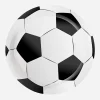 Discount Party Pro 8 Soccer Ball Plates