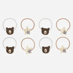 Hot Mimi & Lula 8 Star And Bear Rubber Bands