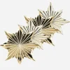 Discount Meri Meri 8 Star Plates With Golden Stripes