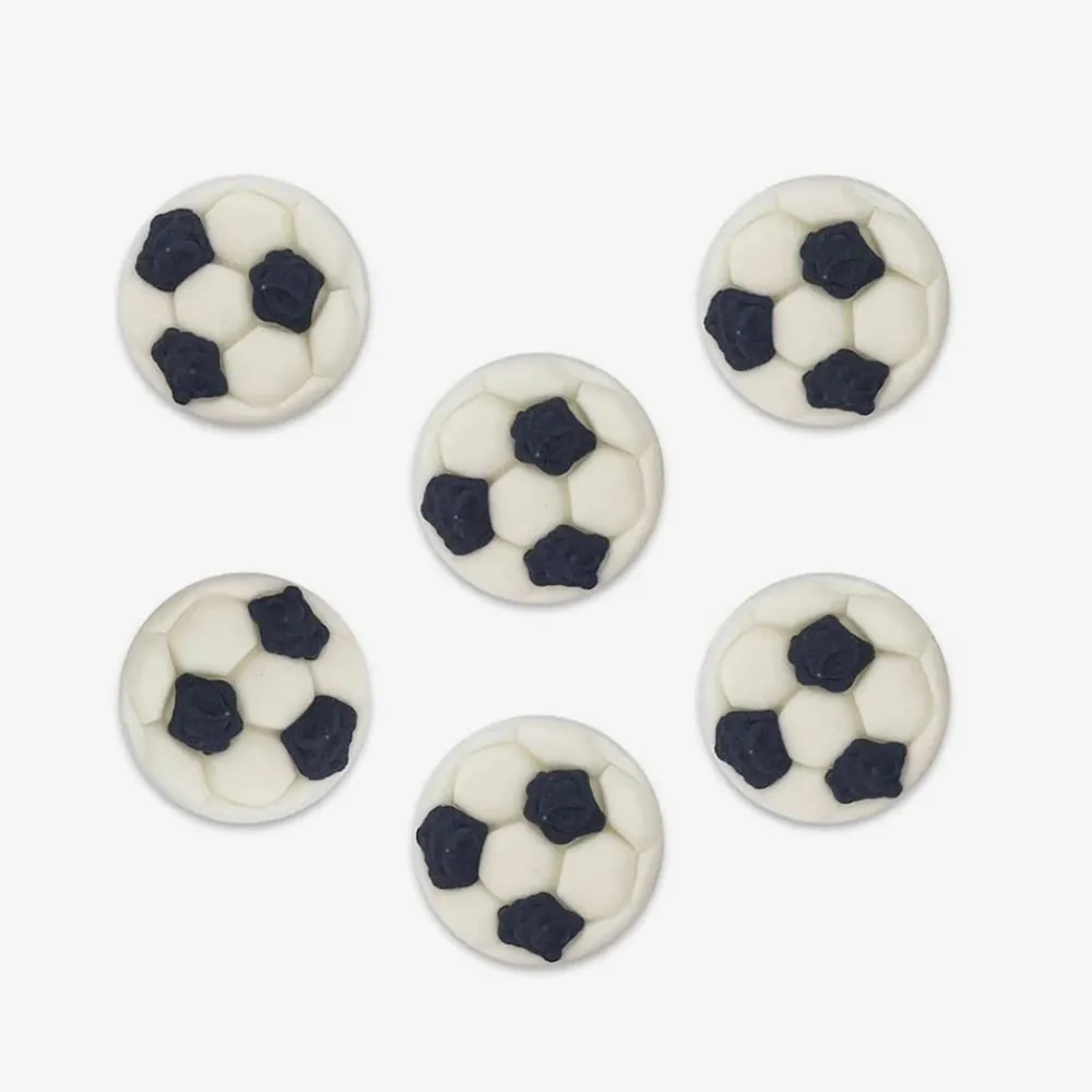 Online Creative Party 6 Sugar Toppers - Football