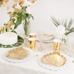 Store Arty Fêtes Factory 1 Table Runner - Champagne Palm Tree