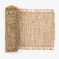 Fashion Arty Fêtes Factory 1 Table Runner - Tapered Jute