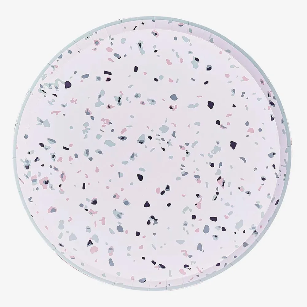 Best Sale Ginger Ray 8 Terrazzo Plates