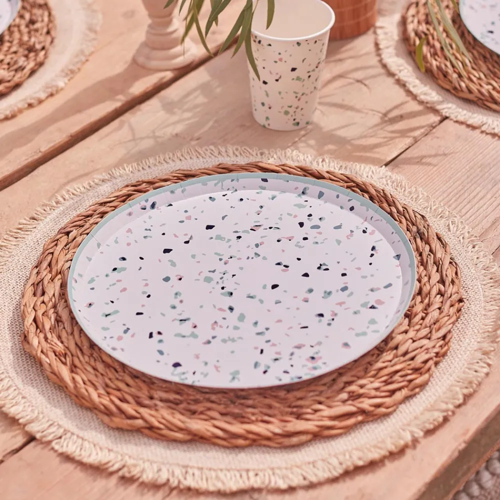 Best Sale Ginger Ray 8 Terrazzo Plates