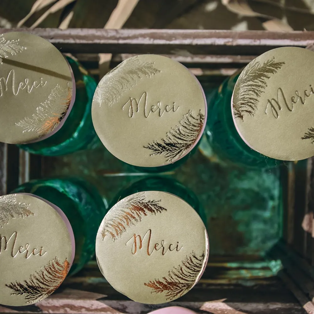 Cheap Arty Fêtes Factory 24 Thank You Pampa Khaki Stickers