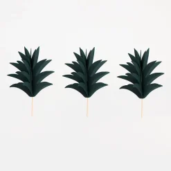 Flash Sale Party Deco 6 Toppers - Pineapple Leaves