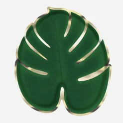 Discount Party Pro 8 Tropical Leaf Plates