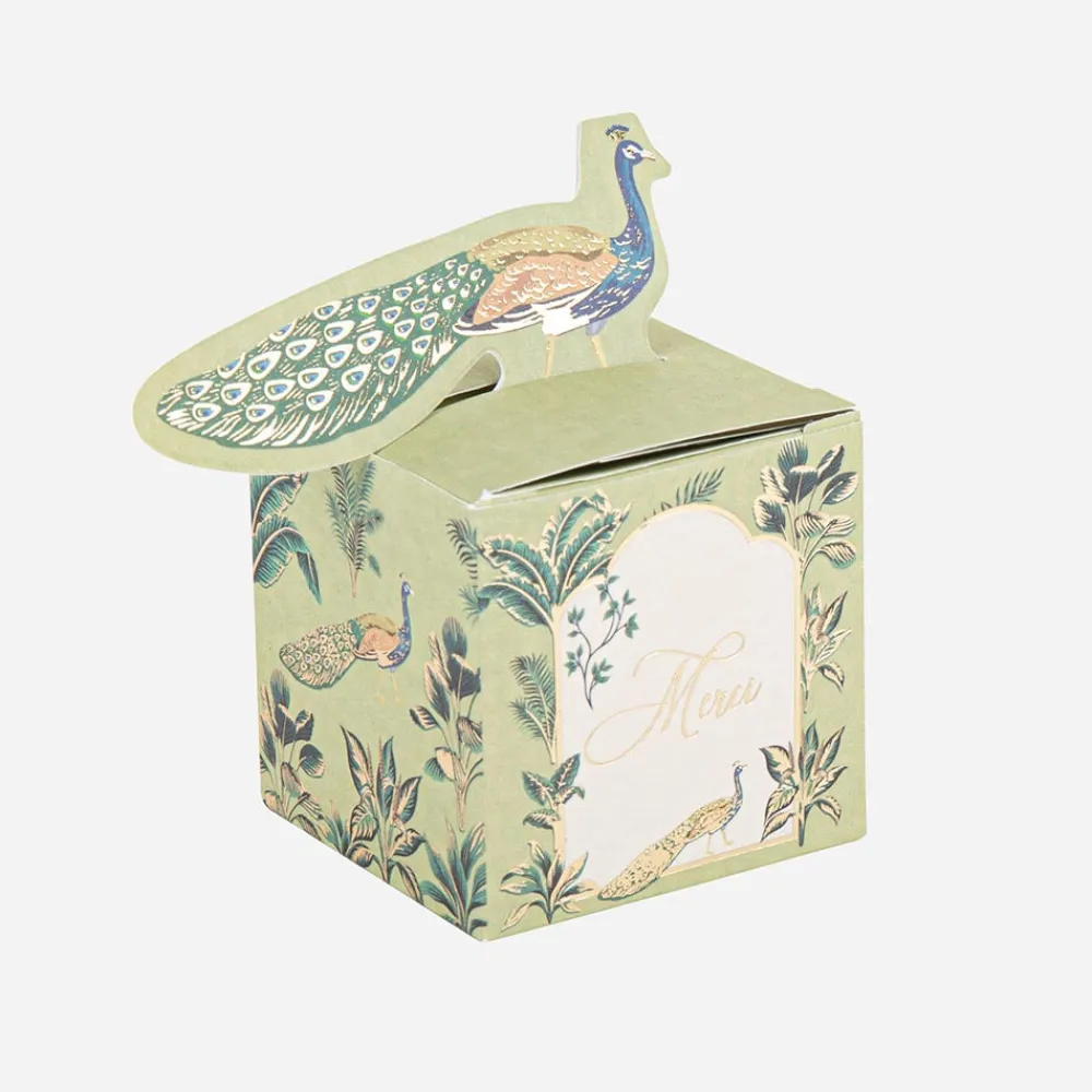 Discount Arty Fêtes Factory 10 Tropical Peacock Containers