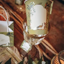 Store Arty Fêtes Factory 8 Tropical Peacock Cups