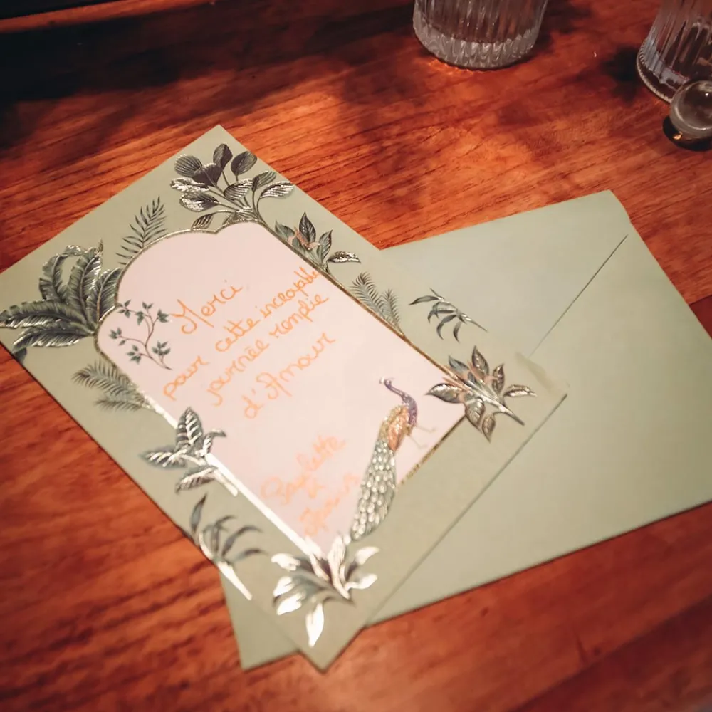 Hot Arty Fêtes Factory 10 Tropical Peacock Invitations