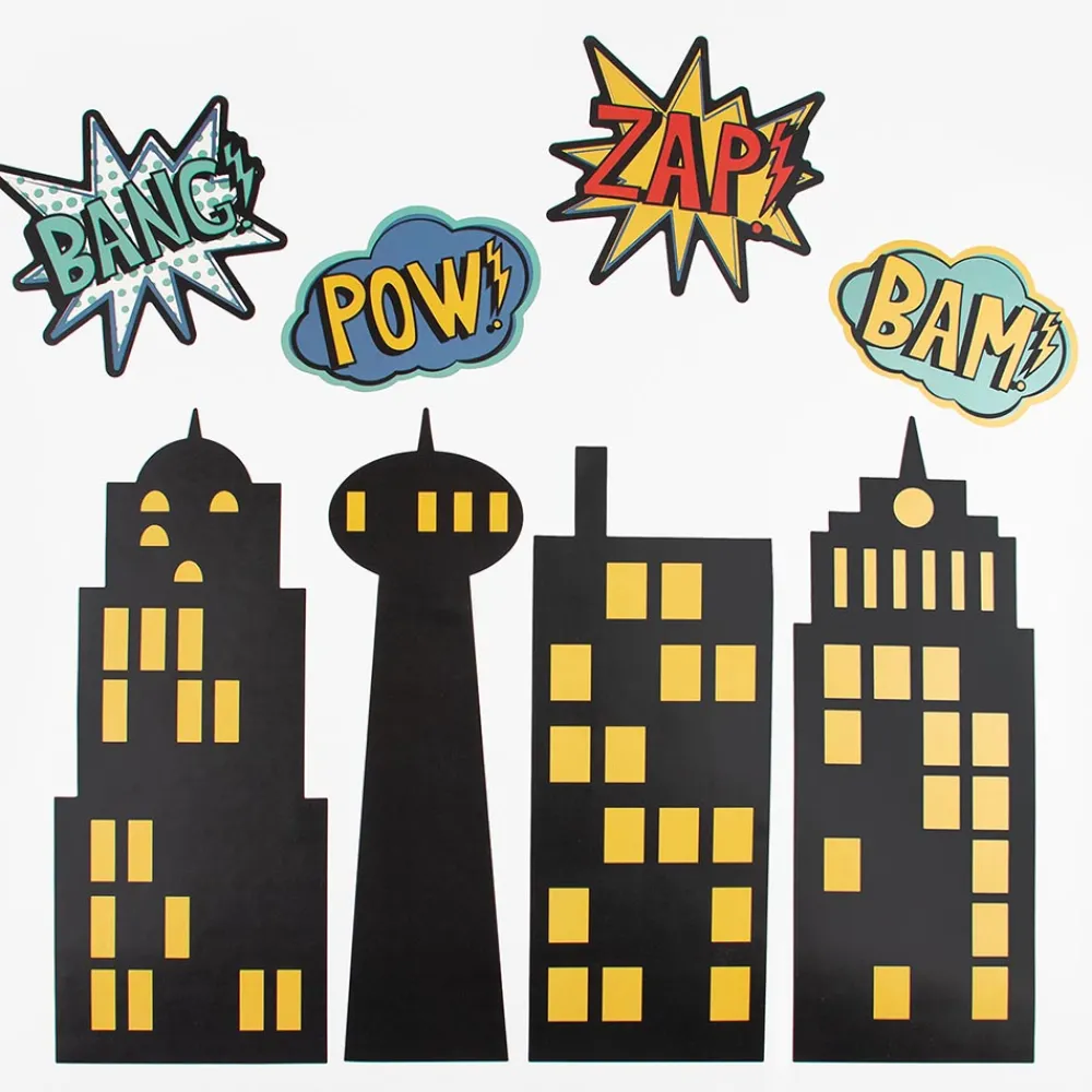 Cheap Great Pretenders 8 Wall Decorations - Super Heroes