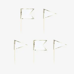 Flash Sale Party Pro 10 White And Gold Toppers