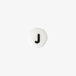 Sale Rico Design 1 White Ceramic Alphabet Bead