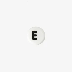 Sale Rico Design 1 White Ceramic Alphabet Bead