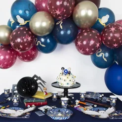 Online Party Pro 8 White Owl Plates