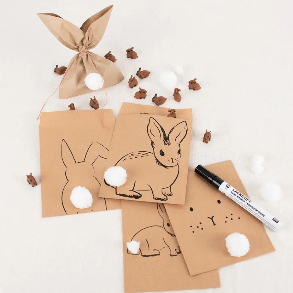 Best Sale Graine Créative 24 White Woolly Pompoms