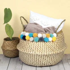 Best Sale Graine Créative 24 White Woolly Pompoms