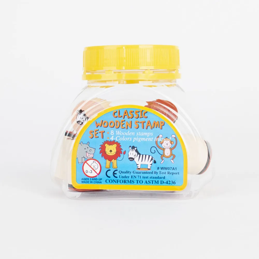 New Dam 8 Wild Animal Stamp Pads + Ink