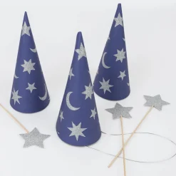Hot Meri Meri 6 Wizard Hats And Wands