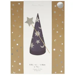 Hot Meri Meri 6 Wizard Hats And Wands